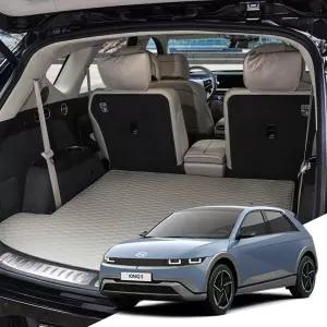 아이오닉5 본투로드 하이브 가죽 퀼팅 자동차 트렁크매트 전차종 호환 바닥만