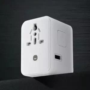 [헤이홈]여행용 멀티 어댑터 고속충전 45W 고용량 플러그 멀티탭