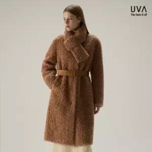 (런칭가 168,000원) 25FW 호주산 컬링 양모100 롱코트 + 머플러 SET