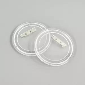 투명핀뱃지 원형브로치 DIY재료 58mm패션소품