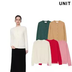[유닛]캐시미어 크루넥 니트 가디건 (UFJKCA450C) 5종