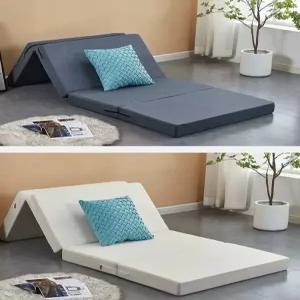 스펀지 접이식 매트리스 바닥깔기 사무실 싱글 점심 폴딩매트 낮잠용 바닥 매트