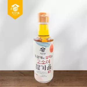 박사기름 저온압착 수입 통참깨 고소미 참기름 180ml 1병