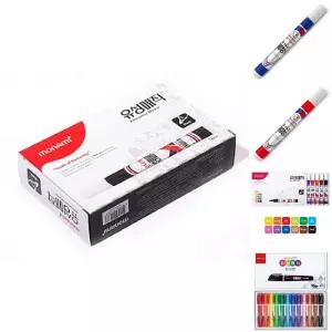 모나미유성매직(검정-12입)/검정/모나미/유성/매직/유성펜/둥근닙/검정/블랙/흑색/유성매직/1다스/단색