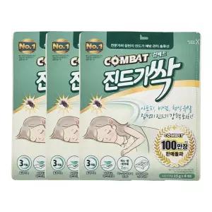 컴배트 진드기싹 시트 4입x3개