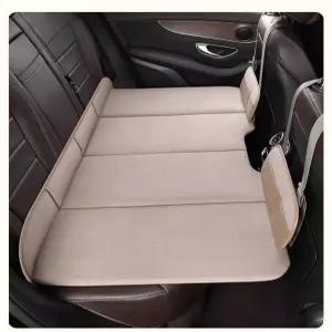 차량용 뒷좌석 양면 자동차 슬리핑 매트리스 1. 침대 브라운/130x80cm 접이식 매트 패드 휴대용 여행용