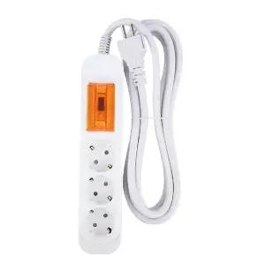 (3구 3M) 대용량 누전 차단 멀티탭/에어컨/콘센트/인덕션/고용량/에어콘/건조기/전용/냉장고/멀티텝/세탁기