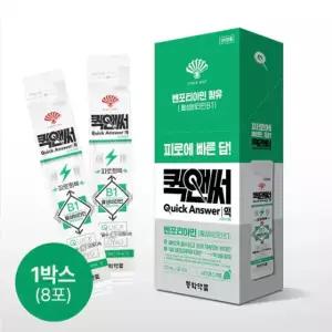 동화약품 부채표 퀵앤써 벤포티아민 스틱형 액상 샤인머스캣향 8입, 1개