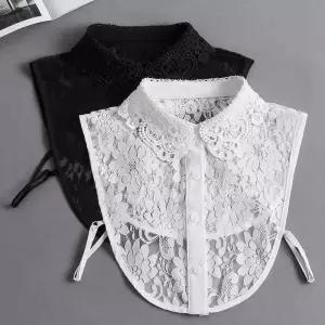 셔츠 레이스카라 여성 레이스 페이크카라 S12946