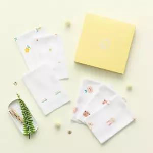 [출산선물] 대나무 밤부 가재 엠보 손수건 20장SET (가제10장+엠보10장)