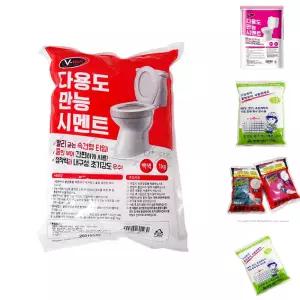 (1kg) 브이텍 만능 시멘트 백색/타일/세정제/DIY/시공/벽돌/방수/화장실/몰탈/벽지/변기/줄눈/바로사용