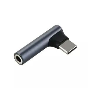 AUX 변환 젠더 C타입 3.5mm/오디오/케이블/이어폰/옥스/잭/스테레오/휴대폰/연결/컨버터/선/음향/꺾임형