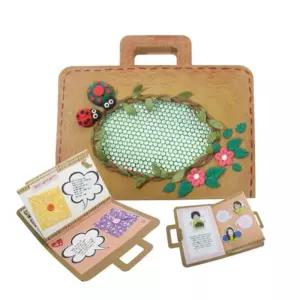 가방 모양 북아트 만들기 세트/미니북/재료/1인용/놀이가방/북아트키트/북아트만들기/체험학습/키트/10인용