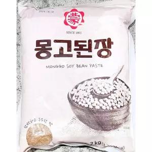 몽고장유 된장 2Kg/급식/백된장/일식/다용도/단체/음식점/가정용/식당용/미소/일본/업소/업소용/식당/된장