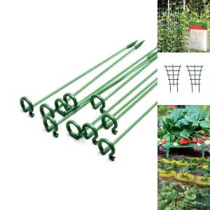 플라스틱 오링 식물 꽃 지지대 10개셋트 중-27cm/지주대/화초/나무/텃밭/토마토/농사용/가드닝/넝쿨/고정