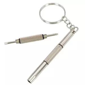 시계 안경 나사 드라이버 휴대용 열쇠고리 키링 시계공구