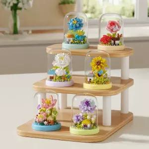 나노블럭 미니 케이스 플라워 6종 세트 920조각(PCS)