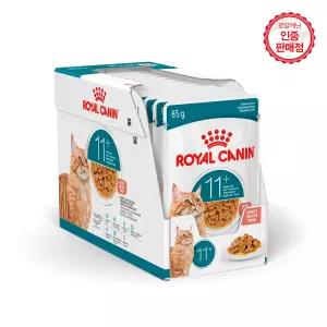 로얄캐닌 고양이사료 캣 에이징 11+ [그레이비] 파우치 85g 12개 (1BOX)
