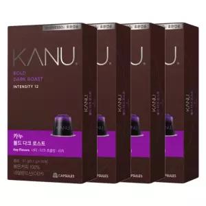 동서식품 카누 볼드 다크 로스트 5.7g x 10개입 4팩 네스프레소 호환캡슐