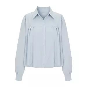 (택가 89000원) [티뷰]카라셔링벌룬블라우스_V6A-CBL004