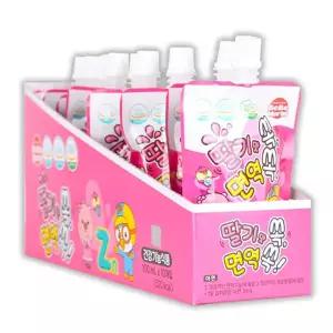[뽀로로] 아연담은 면역 쏙 딸기맛 100ml x 10개