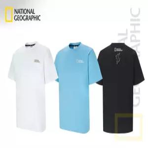 내셔널지오그래픽 A 미니지도 면 반팔티 (여름신상) -남여공용