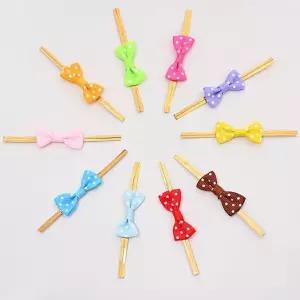 리본 빵끈 선물 포장끈 100p 묶음끈 과자포장 봉지끈 리본끈 포장리본