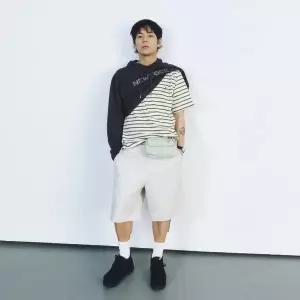 [캉골](신세계 사우스시티)에센셜 스트라이프 티셔츠 2824 카키