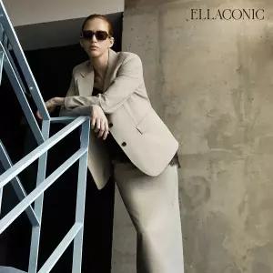 [런칭가 79,000원 2만원 ] 엘라코닉 울혼방 H라인 스커트