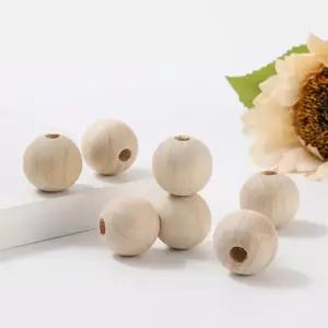 [핫트랙스]마크라메 공예 재료 나무구슬 우드 비즈 우드볼 20mm