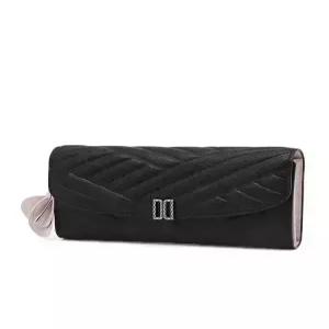 닥스 ACC 쇼핑백동봉 블랙 DD로고 소가죽 장지갑 DCWA6E762