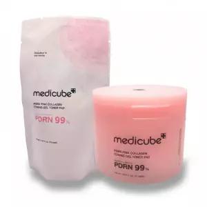 메디큐브 PDRN 핑크 콜라겐 토닝 겔 토너 패드 120ml 70매