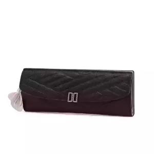 닥스 ACC 칼라일플라워 블랙 소가죽 장지갑 DCWA6E763 DCWA6E763BK-JE