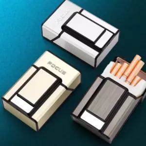 USB 충전 코일 라이터 담배 케이스 일체형 휴대용 라이타