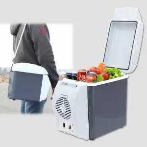 차량용 7.5L 냉온장고 KC인증 자동차 카 캠핑 냉장고 12V 온장고 스트랩 전기 아이스박스