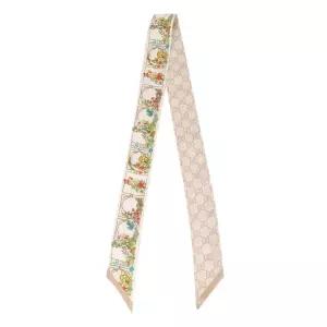 [명품] 프린트 실크 넥 보우 스카프 777352 3G001 9300