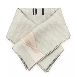 [DIOR]디올 여성 북 커버 70 스퀘어 스카프(카키/블랙) 62DBD070I693 643