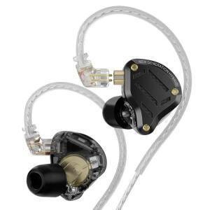 KZ ZS10 프로 2 인 이어 이어폰, 하이파이 베이스 이어버드, 메탈 헤드폰, 4 레벨 튜닝 스위치 헤드폰, 2