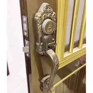 대문손잡이 철문 손잡이 현관 철제 잠금 전원주택 양면 실린더 1. 별장