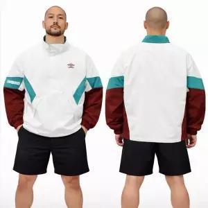 [셀러허브]엄브로 팝러쉬 컬러블럭 스탠넥 아노락 / SWEETCORN UR123CWT34 (S46342806)