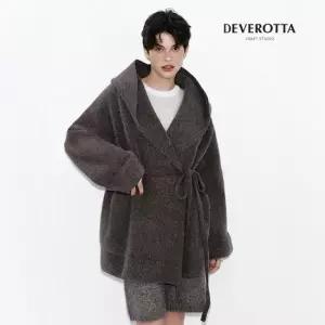 [온플] 25FW 폭스울블렌디드 볼륨 후드코트