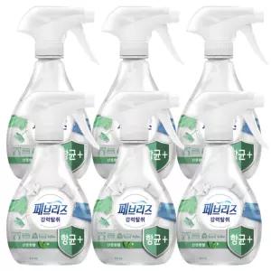 페브리즈항균플러스 페브리즈 섬유탈취제 산뜻한향 370ml 6개