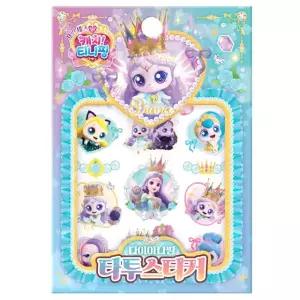 프린세스 캐치 티니핑 타투 스티커 놀이 유아 어린이 미니 판박이 타투 스티커 (다이아나핑)