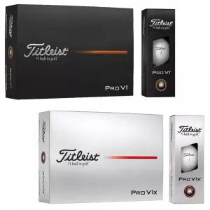 타이틀리스트 PRO V1X 골프공 2025년 12개입 1다즌