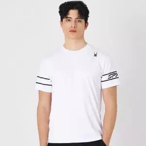 [롯데백화점]스파이더 남성 코어 반팔 티셔츠 SPKMCNRS201MWHT