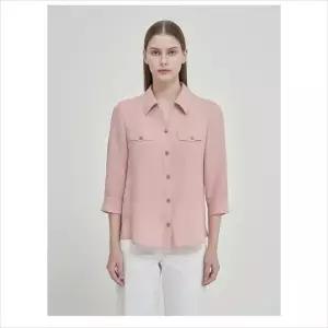 올리비아로렌 HC04 Y넥 버튼 블라우스  VOCNL5M3131