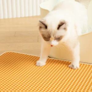 강집사 고양이 사막화방지 화장실 모래매트 발판 용품 M 1개