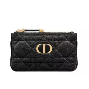 [DIOR]디올 카로 지퍼 키링 파우치 지갑 S5158UWHC M900 153848877