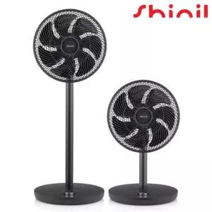 [음성안내] 신일 프리미엄 BLDC 선풍기 2in1 저소음 리모컨 12단풍속 다크그레이