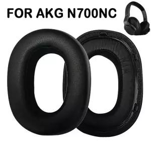 2개 단백질 가죽 이어 패드 교체용 메모리 스폰지 이어 쿠션 헤드셋 이어머프 AKG N700NC 헤드폰 액세서리
